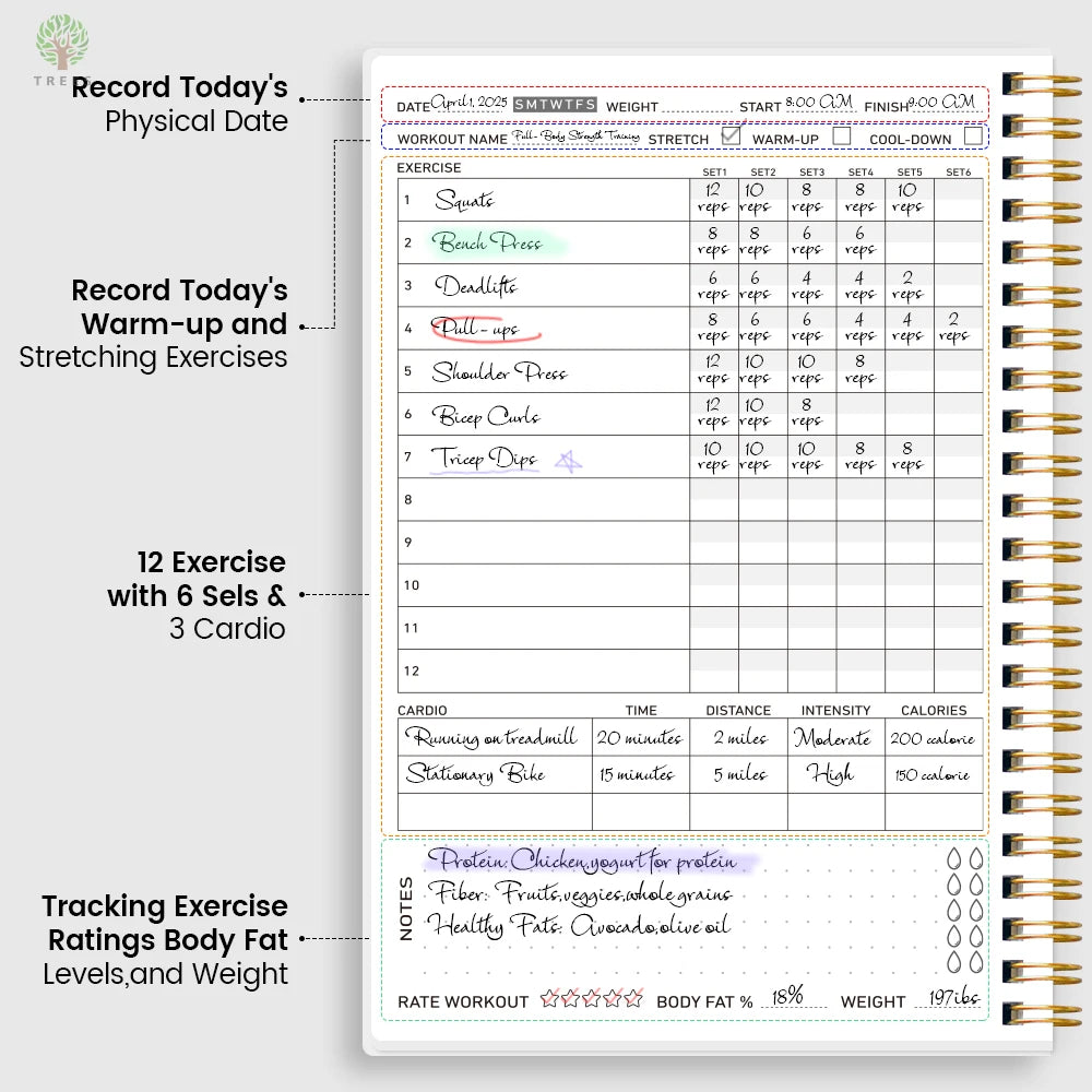 Fitbook - Obtiens des résultats en trackant tes performances